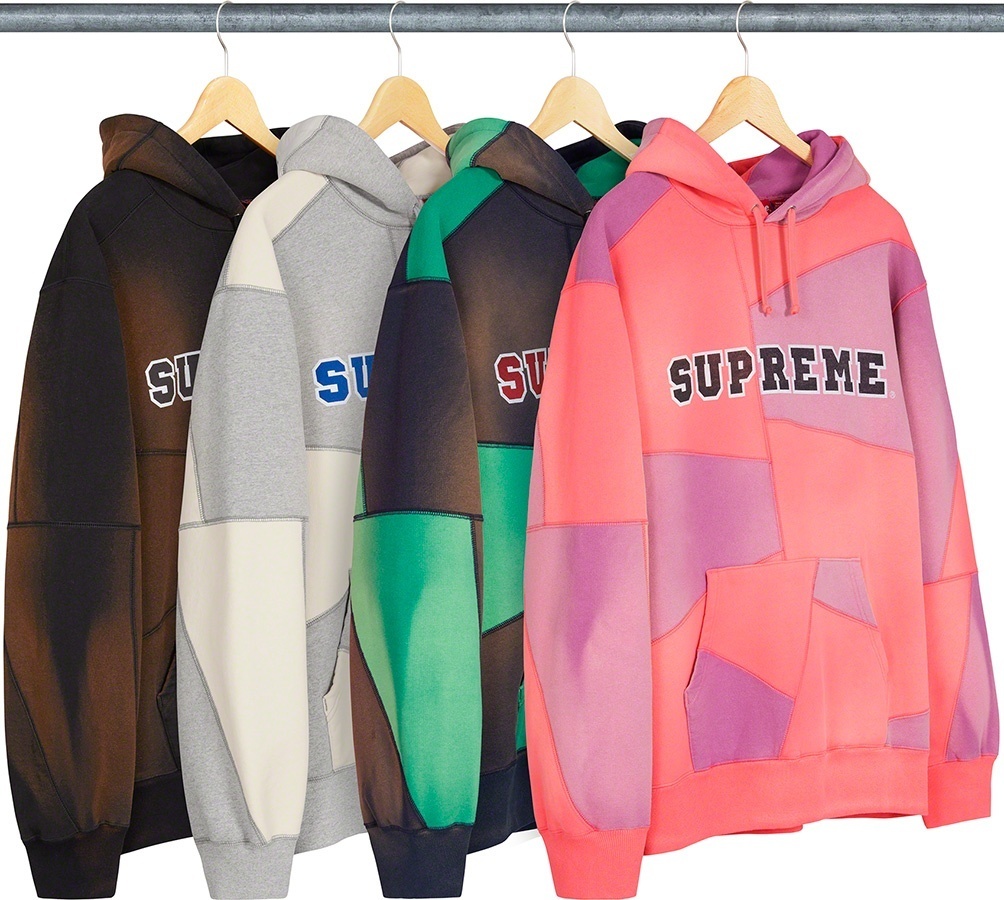 Patchwork Hooded Sweatshirt